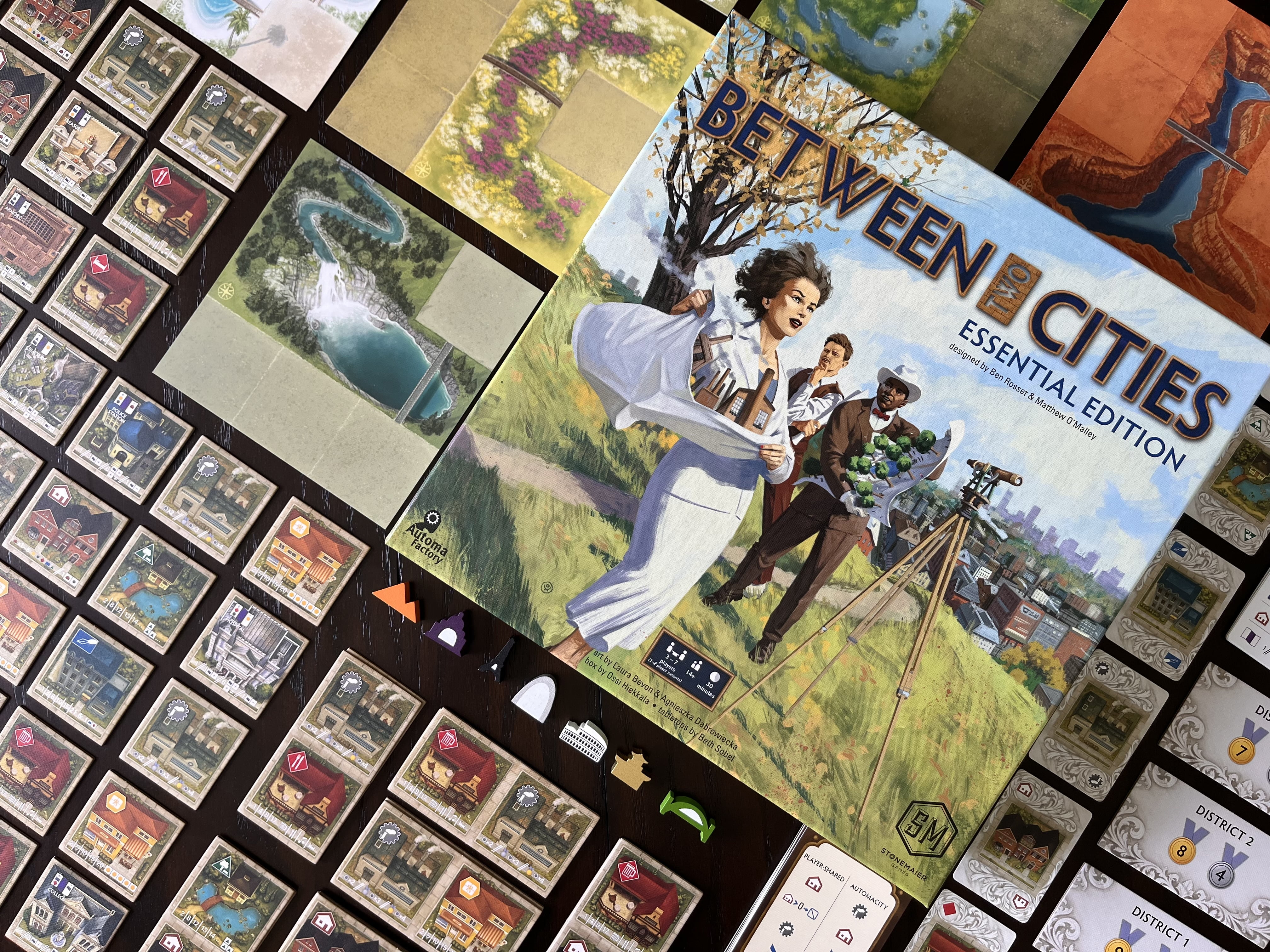 Between Two Cities by Matthew O'Malley & Ben Rosset - A Strategy Board Game from Stonemaier Games