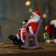 thumbnail image 4 of Mecedora Estatua de Papá Noel con campanilla Adorno de resina navideña Figruine, 4 of 5