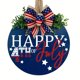 thumbnail image 2 of Independence Day Welcome Door 4th Of July Wooden Sign Door Wall Hanging Decorations Fourth Of July Independence Day Memorial Day Party Decorations, 2 of 5