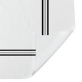 thumbnail image 6 of Creative Products Classic White Monogrammed Shower Curtain - P, 6 of 7