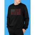 thumbnail image 2 of God Bless America Flag Sweatshirt Men -GoatDeals Designs, Male Small, 2 of 4