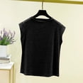 thumbnail image 4 of Levmjia Womens Tank Tops Fashion Sleeveless Round Neck Summer Casual Basic Shirts Soft Comfortable Solid Color Tee For Everyday Wear, 4 of 5