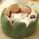 thumbnail image 3 of Petal-shaped Cat Bed - Winter Warmth and Comfort for Your Feline Friend ShopWise Round, 3 of 10