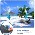 thumbnail image 6 of Tropical Beach Mouse Pad, Coconut Palm Trees Shadows on Hawaii Shore Summer Plants Idyllic, Customized Rectangle Non-Slip Rubber Mousepad Nature Gaming Mouse Pad, 9.5 X 7.9 Inches, 6 of 6