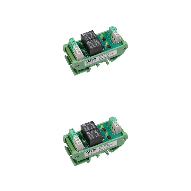 Inteprter Módulo de relé Profesional Tamaño pequeño 5VDC AC230V Módulos de control Circuito Accesorio Reemplazo Componente modificado 5VDC 5 VCC 2piezas