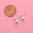 thumbnail image 4 of LeCalla 925 Sterling Silver Hypoallergenic Light-Weight Anti-Tarnish Post Stud Earrings, 9MM, 4 of 8