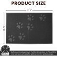 thumbnail image 3 of SHILIU-ANDALUS Cat Litter Mat - Kitty Litter Trapping Mat for Litter Boxes - Kitty Litter Mat to Trap Mess, Scatter Control - Washable Indoor Pet Rug and Carpet - Grey, Large (23.5" x 15.75") - 2 Pac, 3 of 4