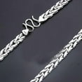thumbnail image 2 of K-KED Real Pt950 Pure Platinum 950 Necklace For Men Pt950 Platinum Curb Wheat Chain-20inch-6mm-35-35.5g, 2 of 9