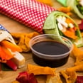 thumbnail image 3 of Restaurantware-Basic Nature 2 Ounce Sauce Cups, 2000 Condiment Cups - Lids Sold Separately, Disposable, Clear PLA Plastic Portion Cups, For Samples, Sauces, Or Toppings, 3 of 3