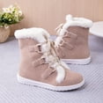 thumbnail image 7 of vokkrv Women's Ankle Boots Low Heel, Lace up Fashion Combat Booties Khaki 9, 7 of 7
