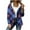 #067-Blue, variant on Cutuoiiu Jackets for Women Casual Winter Plaid Fleece Lined Button Long Sleeve Warm Hooded Jackets Gifts