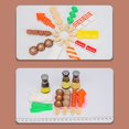 thumbnail image 6 of KOYPTL 21 pcs Interactive BBQ Grill Playset Toy For Toddlers 1-3 Years Old,Realistic Pretend Cooking Set With Tools And Fake Food Accessories For,Christmas Birthday Gift For Kids Boys Girls 3+, 6 of 7