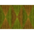 thumbnail image 1 of Ahgly Company Machine Washable Indoor Rectangle Transitional Dark Golden Rod Brown Area Rugs, 8' x 12', 1 of 7
