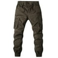 thumbnail image 1 of Pantalons d'Été Mode Couleur Décontractée Salopettes Grande Taille Pantalons Hommes Dames Femmes Café 38, 1 of 2