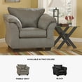 thumbnail image 3 of Signature Design by Ashley Darcy Fabric Chair in Cobblestone, 3 of 10