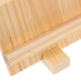 thumbnail image 3 of KAKOWELY 1Pack Beige Wood Earring Card Display Jewelry Organizer Stand Tiered Five-Layer for Vendors, 3 of 8