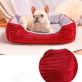 thumbnail image 3 of Big Dog Bed for Cat Pet Square Soft Plush Warm Kennel Medium Small Dog Sofa Bed Cushion Pet Calming House Supplies Accessories ShopWise Round, 3 of 7
