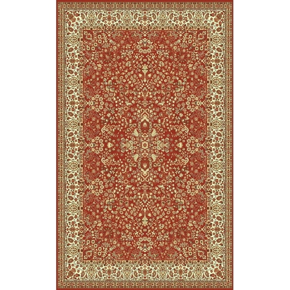 Rugs America Monticello Lavar Red 4064B Rug - (7 Foot 10 x 10 Foot 10)