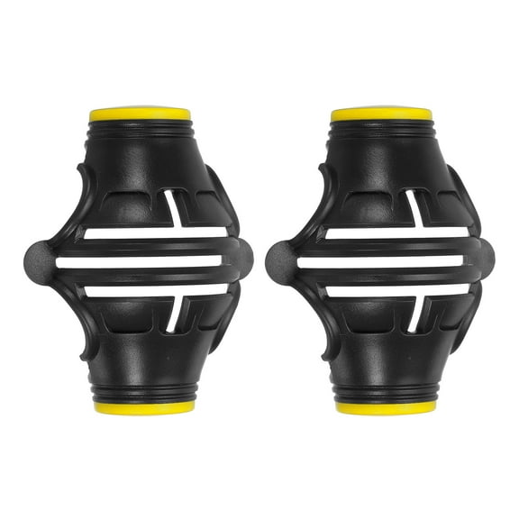 Uxcell Golf Ball Marker Stencil 360 Triple Line Alignment Marking Tool Black/Yellow, 2 Pcs