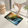 thumbnail image 4 of Shiartex Front Door Mat Outdoor Entrance Waterfall Forest Nature for Home with Non-Slip Bottom - Super Absorbent 24x16in, 4 of 5