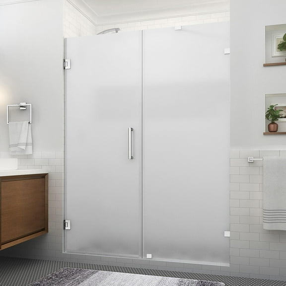 Aston Sdr985fruw-673580 Nautis Xl 80" High X 67" Wide Hinged Frameless Shower Door -