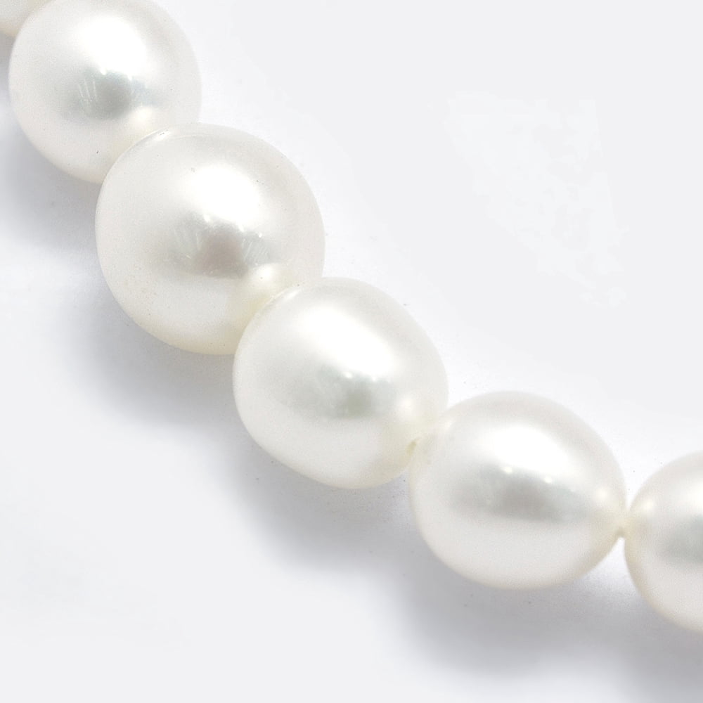 1strand Natural Cultured Freshwater Pearl Beads Strands Graduated WhiteSmoke 5~12x4~9mm Hole: 0.8mm about 62pcs/strand 15.7 inch
