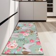 thumbnail image 4 of Jack Russell Terrier Dog and Flower Kitchen Rug Mat,Kitchen Runner Rugs Non Skid Washable,Decorative Kitchen Floor Mats for Kitchen,Sink,Laundry,17"X47", 4 of 5