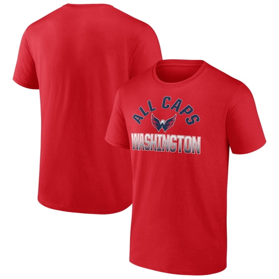 Men's Red Washington Capitals Open Net T-Shirt