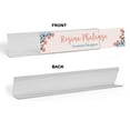 thumbnail image 2 of Printtoo Personalized Desk Name Plate Pretty Hand Painted Flower Custom Acrylic Office Desk Name Plate Accessory 2x8 Inches, 2 of 5