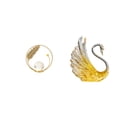thumbnail image 1 of Escultura de cisne de cristal en resina metálica, figura decorativa para escritorio, soporte para chimenea, dormitorio, sala de estar, oficina, compro, 1 of 8