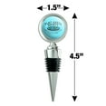thumbnail image 6 of Flat Earth Society Members Around the Globe Funny Humor Wine Bottle Stopper, 6 of 9