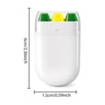 thumbnail image 3 of Face Paint Stick for Soccer Fan Makeup,Sports Eye Black-Style Makeup Stick, Waterproof Sweatproof Body Paint for Baseball Softball Football, Party Accessories (Brazil-Green&Yellow), 3 of 6