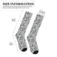 thumbnail image 2 of Compression Socks For Women And Men - Marble Pattern Compression Socks Circulation For Workout, 2 of 2