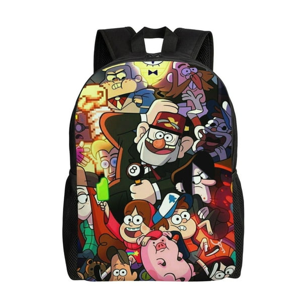 Mochilas escolares de Gravity Falls para estudiantes, mochilas de viaje, bolsos para portátil, bolsos de hombro para hombre y mujer.