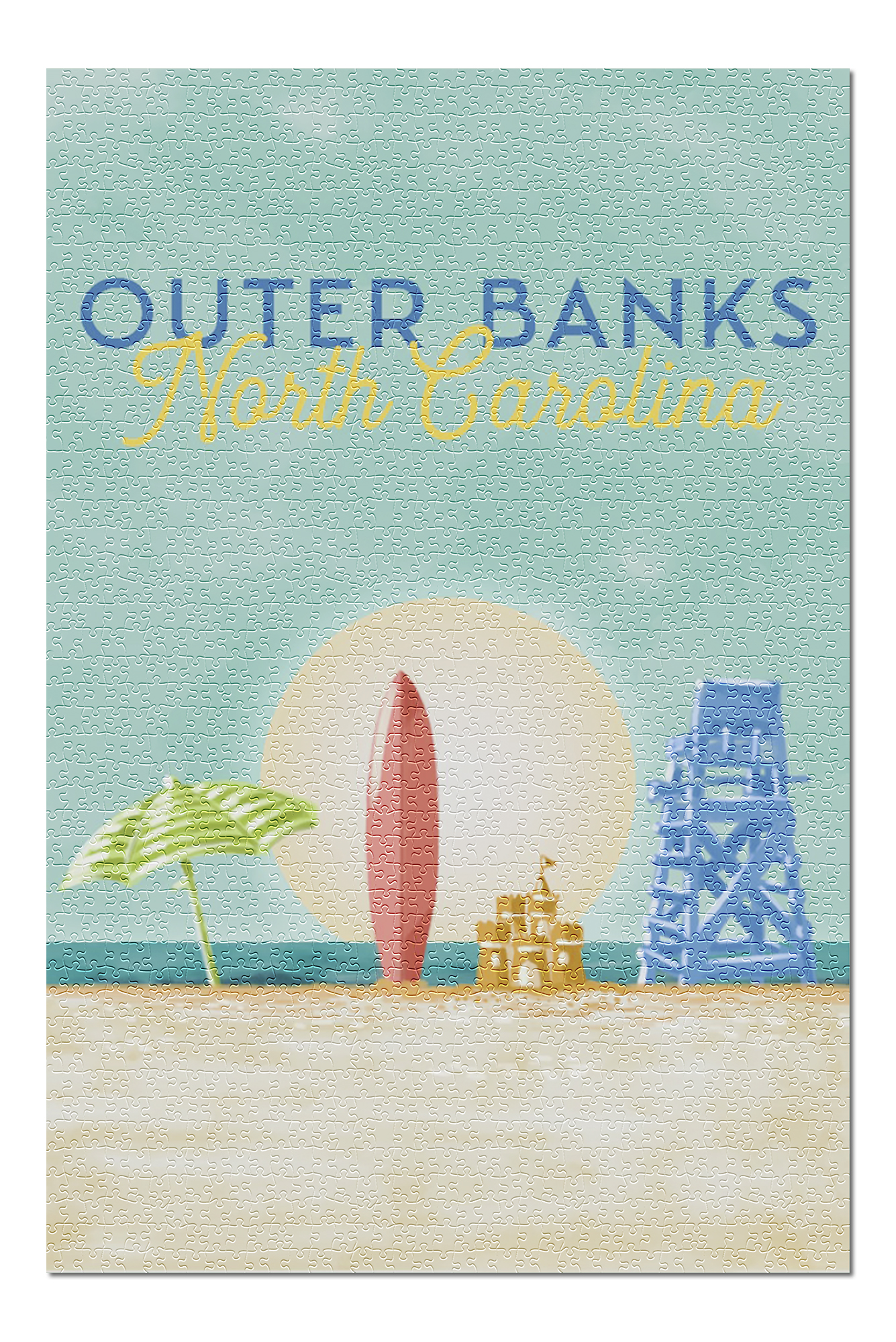 Outer Banks, North Carolina - Beach Scene 106265 (20x30 ...