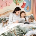 thumbnail image 5 of Manfei Cartoon Christmas Tree 7-Piece King Bedding,Xmas Holiday Season King Bed in a Bag,Xmas Reversible, 5 of 7
