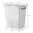 thumbnail image 2 of Rustic Farmhouse Square Wooden Trash Cans, Farmhouse Solid Wood Trash Cans, 2 of 3