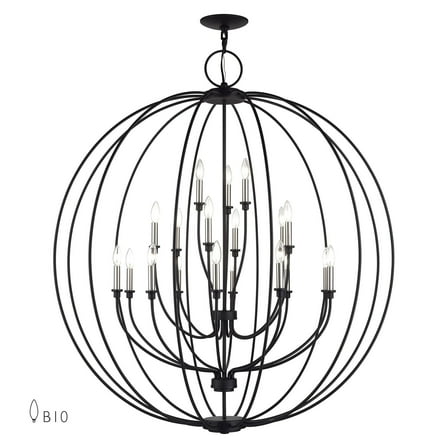 Livex Lighting - Milania - 19 Light Grande Foyer Chandelier-54 Inches Tall and