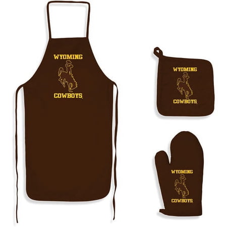 NCAA Wyoming Cowboys 3-Piece Apron Set