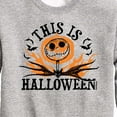 thumbnail image 3 of The Nightmare Before Christmas - This Is Halloween - Youth Crewneck Fleece Sweatshirt, 3 of 5