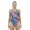 Pink/Multi, variant on TYR Durafast Elite Women's Cutoutfit Swimsuit - Riptidal