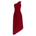 thumbnail image 1 of FVWITLYH Robes Mode Femmes Couleur Unie Coton et Lin Manches Longues Col Rond Robe Décontractée RD2,TTG, 1 of 2