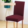 thumbnail image 3 of Cubierta de silla de comedor sólido Cómodo Universal Funda giratoria Resistente al desgaste Forma de diamante Simple Estilo protector Funda protectora Rojo Eigraketly HA012483-03, 3 of 6