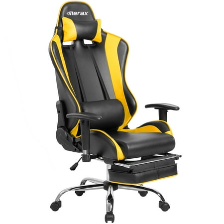 Merax Gaming Chair Racing Style High-Back Reclining Office ...