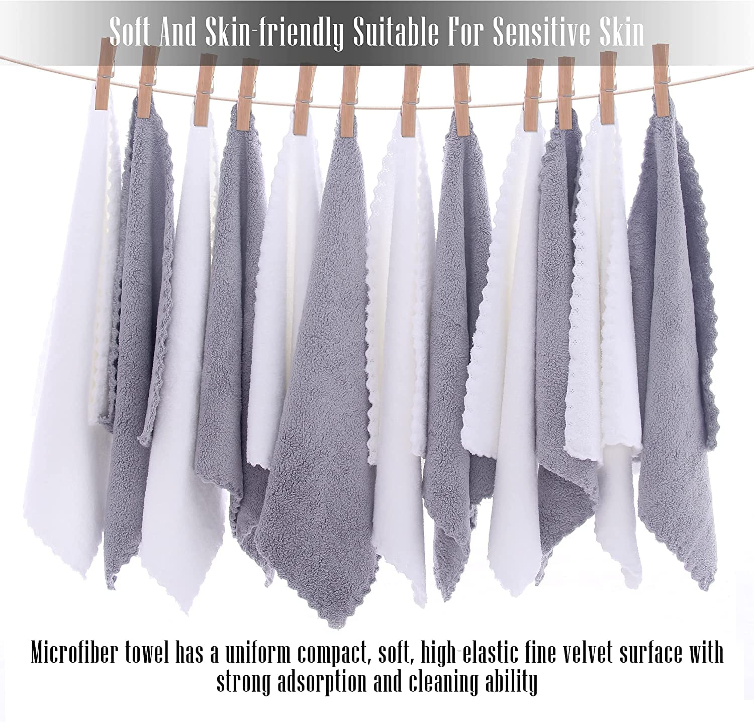TALVANIA Shop Towels – Pack of 50 Reusable Cleaning Cloths – Durable  Quality – Commercial Grade – 100% Cotton Shop Rags 13 X 13 - Washable –  Suitable