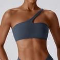 thumbnail image 5 of Sujetador deportivo de un hombro para mujer, Top Push Up, sujetador de Yoga para Fitness, ropa interior, Tops deportivos para mujer, chaleco transpirable para correr, ropa de gimnasio, 5 of 5