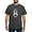 Charcoal, variant on - Sigma Alpha Iota Black And White Crest T Shirt - Mens Comfort Colors Shirt