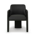 thumbnail image 3 of Leo Black Performance Vegan Leather Dining Chair, 3 of 4