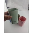 thumbnail image 2 of Jonooow Unbreakable Wheat Straw Cups Reusable Drinkware Drinking Tumblers Plastic Water Cups14.5 oz Drink Cup, Set of 4 Assorted Colors, 2 of 7