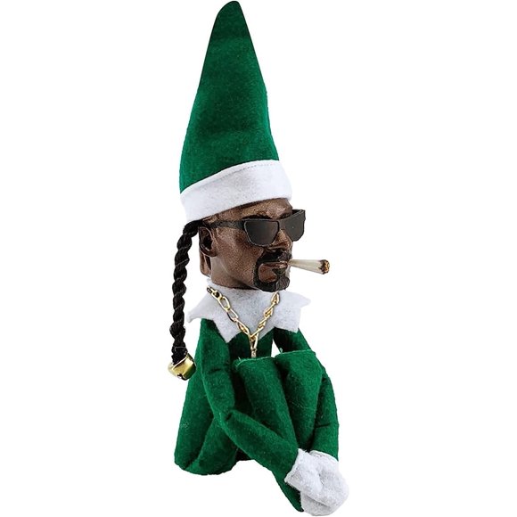 Snoop on the Stoop Hip Hop Lovers Christmas Elf Doll